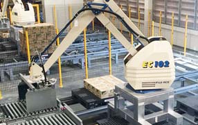 泰國某食品包裝分揀碼垛入庫項目